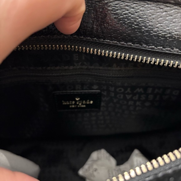 Kate Spade grove street Lana  Black and Cream Women's Bag leather nwt - Picture 10 of 14